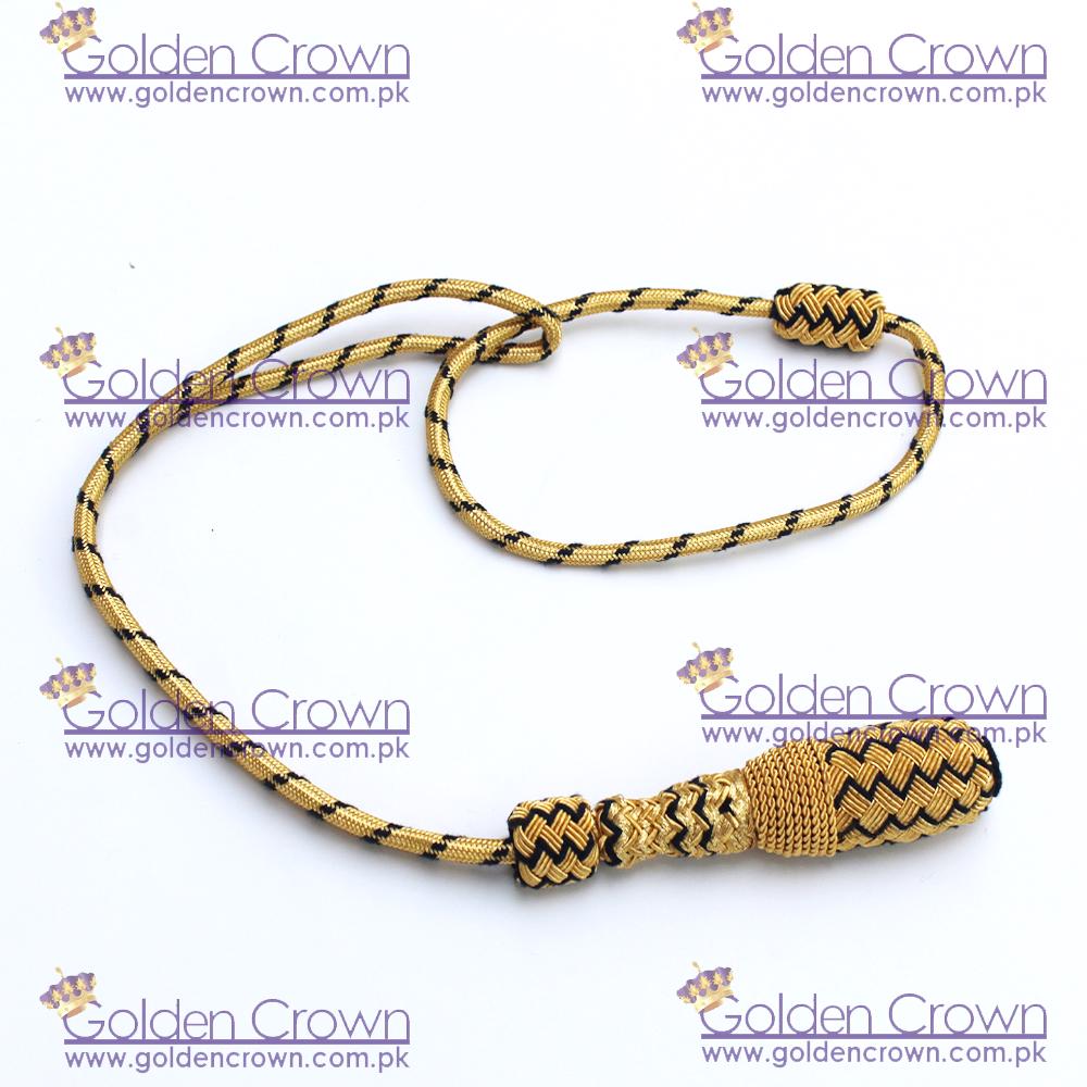 Product image - Military Sword Knot, Military Sword Knot Supplier, Sword Knot Supplier, Officers Sword Knot, Militaria swords knots, French Military Sword Knots, Sword Knot, Sword Knot Supplier and Manufacturer,https://goldencrown.com.pk/products/c1031_Military-Ceremonial-Uniforms-Accessories-Manufacture/c1057_Sword-Knots-Military-Sword-Knots-Military-Sword-Knot/i5850_Sword-KnotsRoyal-Navy-Sword-Knot.aspx